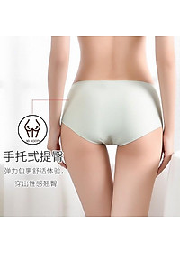 Quần lót nữ su đúc thun lạnh cao cấp, quần lót không đường may hoa cúc Hot trend xuất Nhật