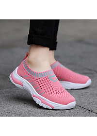 Giày len cho bé gái 4 - 15 tuổi cổ chun thể thao và cá tính GE07
