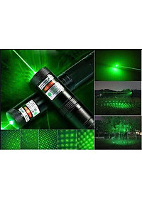 Đèn laser siêu mạnh đèn lazer 303 tia xanh lá, đèn chiếu lazer dạy học