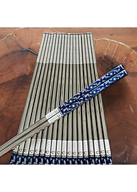Set 05 đôi đũa inox 304 - 316 DandiHome 2020 chống trơn trượt, sang trọng, tinh tế