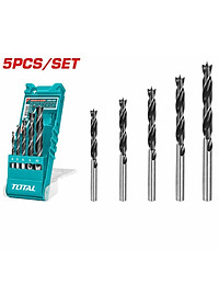 BỘ MŨI KHOAN GỖ 5 CHI TIẾT 4-10MM TOTAL TACSD7056