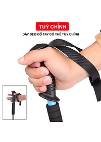 Gậy Leo Núi Hợp Kim Nhôm, siêu nhẹ 230g, gấp gọn 30cm tiện lợi đem theo đi dã ngoại, trekking, phượt - Hãng dododios