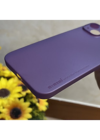 Ốp lưng Memumi dành cho iPhone 14 Plus siêu mỏng màu tím - hàng chính hãng