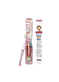Bàn Chải Đánh Răng Lipzo Kids Step1 Cao Cấp Công Nghệ Chỉ Tơ Nha Khoa Siêu Mềm Dành Cho Trẻ Em Trên 2 Tuổi