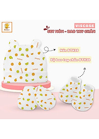 Set bao tay chân và nón in nhiều hình - BBC26