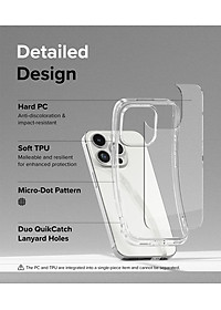 Ốp Lưng Trong Suốt Ringke Fusion Dành Cho iPhone 15 Pro Max / 15 Pro / 15 Plus / 15, Viền Dẻo, Lưng Chống Ố Vàng - HÀNG CHÍNH HÃNG