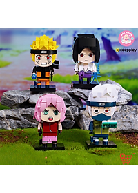 Đồ chơi lắp ráp xếp hình Keeppley - Nhân vật Naruto Sasuke Sakura Kakashi - Dành cho bé trai từ 6 tuổi