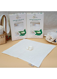 Tussar Silk Towel - Khăn Mặt Tơ Tằm Cao Cấp SenSilk– Combo Happy Family3 (3 khăn) - Khăn mặt tơ tằm tự nhiên 100% 