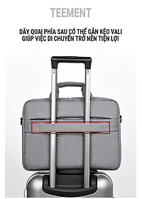 Cặp Đựng Chống Sốc Cao Cấp Teement, Chống Nước, Chống Xước, Dành Cho Laptop 13,14,15.6icnh - Hàng Chính Hãng