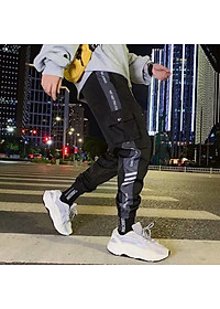 Quần jogger nam túi hộp, chất gió dù mềm mịn phong cách đường phố K06