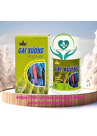 Viên uống Gai xương Kingphar, hộp 40v, hỗ trợ giảm đau lưng, do gai cột sống