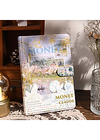 Sổ Tay Bìa cứng phong cách cổ điển,sổ nhật kí vintage chủ đề hội họa tranh Vangogh Lalunavn B188