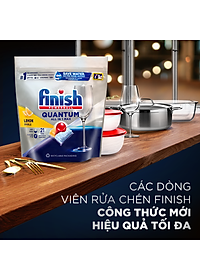Viên rửa chén bát Finish Quantum túi 21 viên