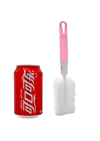 Cây cọ rửa ly cốc, chai lọ, bình sữa bằng mút xốp cán rời có móc treo tiện dụng cho gia đình, quán ăn, cà phê - Dụng cụ rửa ly cốc nhỏ gọn tiện dụng