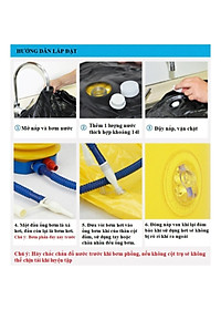 Trụ đấm bốc boxing bơm hơi tự đứng - bao cát đấm bốc boxing tự cân bằng phiên bản 5.0 tặng kèm găng tay boxing mma + bóng phản xạ boxing + bơm hơi + keo + miếng vá dự phòng