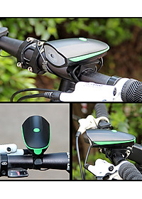 [TẶNG Dầu Tra Xích] Đèn xe đạp thể thao dododios siêu sáng có còi pin sạc usb led T6 chống nước - Hàng chính hãng