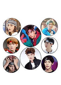 Băng đô nam nữ bản to thời trang Kpop, TBS thấm hút mồ hôi, băng đô thể thao mẫu mới TB09