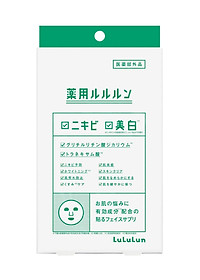 [MUA 1 TẶNG 1] LULULUN - Mặt nạ Lululun Face Mask LuLuLun Medicinal Green Whitening Acne