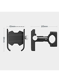 Giá Kẹp Đỡ Điện Thoại Cho Xe Đạp Địa Hình Leo Núi, Xe Đạp Thể Thao Hợp Kim Nhôm Cao Cấp Chống Rung, Chống Cướp Giật Điều Chỉnh Xoay Ngang Dọc 360 độ (Chốt kẹp chắc chắn, phù hợp với nhiều dòng xe) Mai Lee