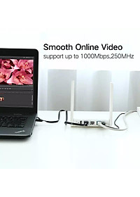 Ugreen UG50180NW102TK 15M màu Đen Cáp mạng LAN CAT6 dây dẹt - HÀNG CHÍNH HÃNG