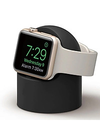 Giá Đỡ dành cho Dock Sạc Apple Watch Silicon Chống Đứt Gãy Dây Đế Sạc Đồng Hồ_ Hàng Nhập Khẩu