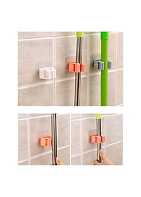 Bộ 2 Móc treo cây lau nhà, chổi quét, siêu chắc tải trọng 10kg MÀU NGẪU NHIÊN ( 2 CÁI)