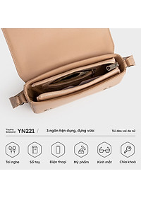Túi Yuumy ( Thời trang nữ thiết kế tối giản hiện đại size 22 - Túi đeo chéo da Seasand YN221 )