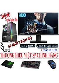 Bộ máy tính để bàn VLimited đời cao i3 10100f/8G/ SSD/HDD/VGA/24inch sản phẩm trọn bộ – Hàng chính hãng
