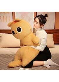 Thú nhồi bông mèo mắt to vô tri - Size từ 70cm đến 90cm - Quà tặng gấu bông mèo mắt tròn dễ thương - Gối ôm mềm mịn cho bé.