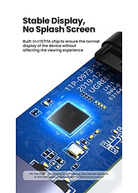 Ugreen UG70693CM323TK 4K 60hz Bộ chuyển đổi HDMI sang USB Type-C màu ghi xám có cổng cấp nguồn micro usb 5v - HÀNG CHÍNH HÃNG