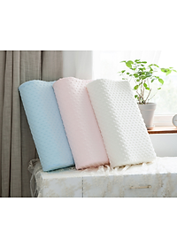 Gối cao su chống đau cột sống - Gối cao su dành cho người hay ngủ ngáy mỏi cổ vai gáy – Hàng chính hãng