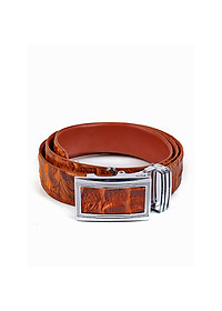 Bộ Ví & Thắt Lưng Nam Vân Cá Sấu Huy Hoàng HT2116-HT4116 (23 x 11,5 cm) - Vàng