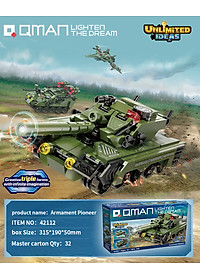 Đồ chơi lắp ráp, xếp hình Qman 42112 - Tiên Phong (329 mảnh ghép)