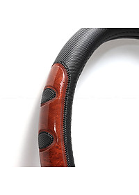 Bọc Vô Lăng CIND LP-882 Size M Màu Đen Gỗ