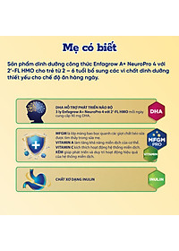 Sữa bột Enfagrow A+ Neuropro 4 830g với DHA giúp phát triển não bộ cho trẻ từ 2–6 tuổi