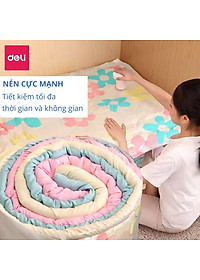 Túi Hút Chân Không Đựng Quần Áo, Chăn Ga Gối, Thú Bông Deli - Loại Dày Cao Cấp, Nhiều Hoạ Tiết, Bảo Vệ Quần Áo, Chăn Ga Khỏi Ẩm, Nấm Mốc, Chống Nước Tuyệt Đối