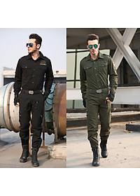 Áo Sơ Mi Dài Tay Lính Mỹ U458 US ARMY, Chất Liệu Vải Kaki Cao Cấp Thiết Kế Túi Hộp Phong Cách Loại Xịn- HÀNG CHÍNH HÃNG