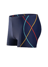 Quần bơi nam Boxer YESURE SOC Chất liệu polyester Spandex cao cấp , chống thấm , nhanh khô form Fitness thời trang (Tặng kèm nón bơi + bịt tai silicon) - Hàng Chính Hãng