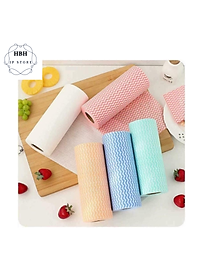 Combo 5 cuộn giấy lau đa năng loại đẹp,giấy lau, đồ dùng phòng bếp, vệ sinh nhà cửa ( giao mầu ngẫu nhiên)