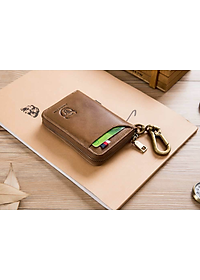 Ví nam đựng tiền đựng chìa khóa đựng thẻ đa năng 100% da bò thật cao cấp phong cách mới