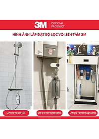 Bộ Lọc Nước Vòi Sen Tắm Nóng Lạnh 3M SFKC01-CN1 | 3M HSF-IS Tự Lắp Đặt Dễ Dàng - Hàng Chính Hãng 3M
