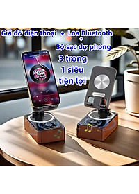 Giá Đỡ Điện Thoại 3 Trong 1 Kèm Pin Dự Phòng & Loa Bluetooth - Tiện Lợi, Dễ Dàng Mang Theo Khi Di Chuyển - HÀNG CHÍNH HÃNG MINIIN