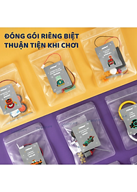 Đồ chơi lắp ráp mô hình lắp ghép robot vũ trụ, Đồ chơi khoa học Stem cho bé 5,6,7,8,9,10 tuổi Mideer stembox