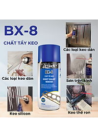 Bình Xịt Tẩy Keo, Silicon, Tẩy Sơn, Tẩy Mọi Loại Keo O’tech BX-8 (450ml) Gasket Sealant Remover - Hàng Chính Hãng
