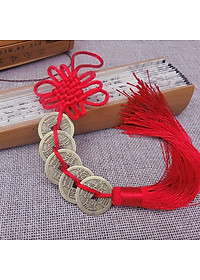 Dây đồng xu ngũ đế, Chuỗi đồng tiền may mắn, Tiền xu Ngũ Đế (xâu 5 đồng xu)