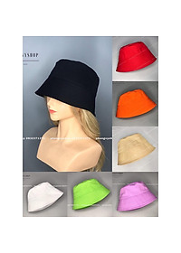 Nón bamboo bucket trơn form cụp