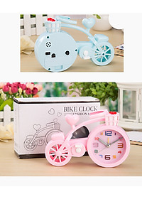 Đồng hồ để bàn hình xe đạp dễ thương thích hợp trang trí , làm quà tặng ý nghĩa - Hàng chính hãng 