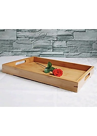 BỘ ẤM CHÉN PHA TRÀ THỦY TINH TAY GỖ KÈM KHAY TRE - ANTH680