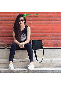 Túi Đeo Chéo Grepaco Nam Nữ Unisex Vải Bố Canvas Tote Chống Nước Dạng Dây Đeo Vai Xách Đa Năng Đựng Điện Thoại Tiền Đi Học Du Lịch Thể Thao Size Mini Phong Cách Thời Trang Hàn Quốc