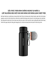 Bình Giữ Nhiệt Bằng Thép Không Gỉ Lock&Lock Vacuum Bottle LHC6180SLV (800ML)